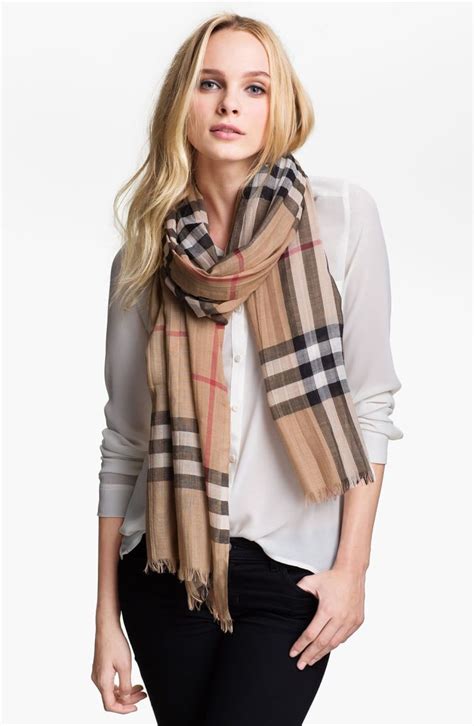 burberry classic check scarf|burberry giant check print scarf.